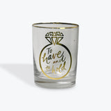 Slant Wedding Glass