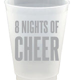 Slant Collection 8 Nights of Cheer Party Cup Pack of 6