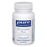 Pure Encapsulations B-complex Plus | B Vitamins Supplement to Support Red Blood Cell Growth Psychological Health Health el...