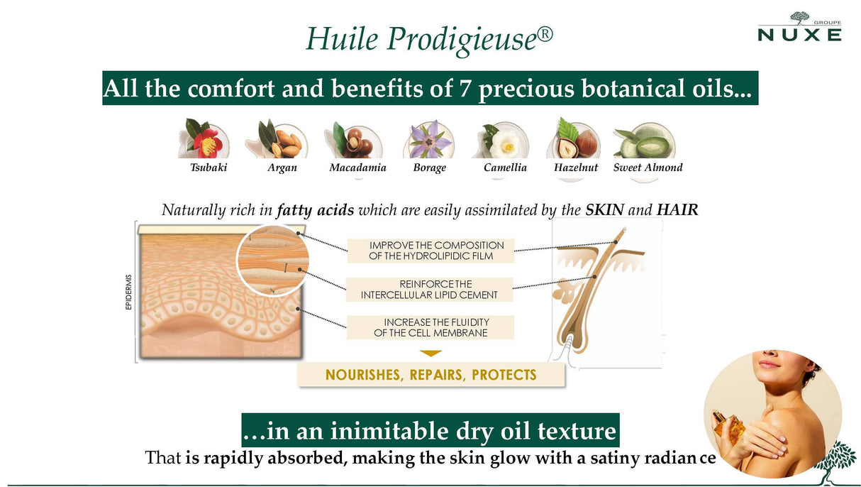 Huile Prodigieuse Shimmer Multi Purpose Dry Oil 3.3 oz
