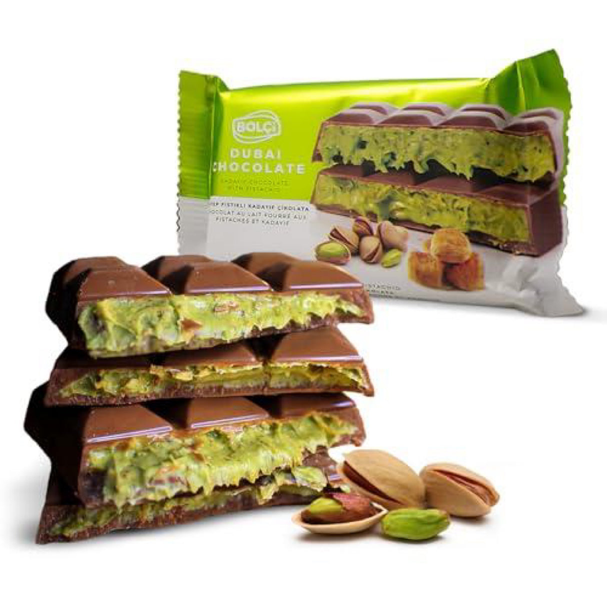Bolci Dubai Chocolate Bar Pistachio 65g
