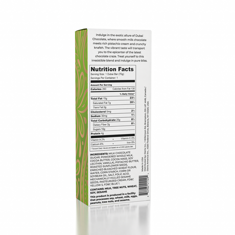 Dubai Chocolate Bar Pistachio by Oasis Treasures in NEW PDQ - Image 4