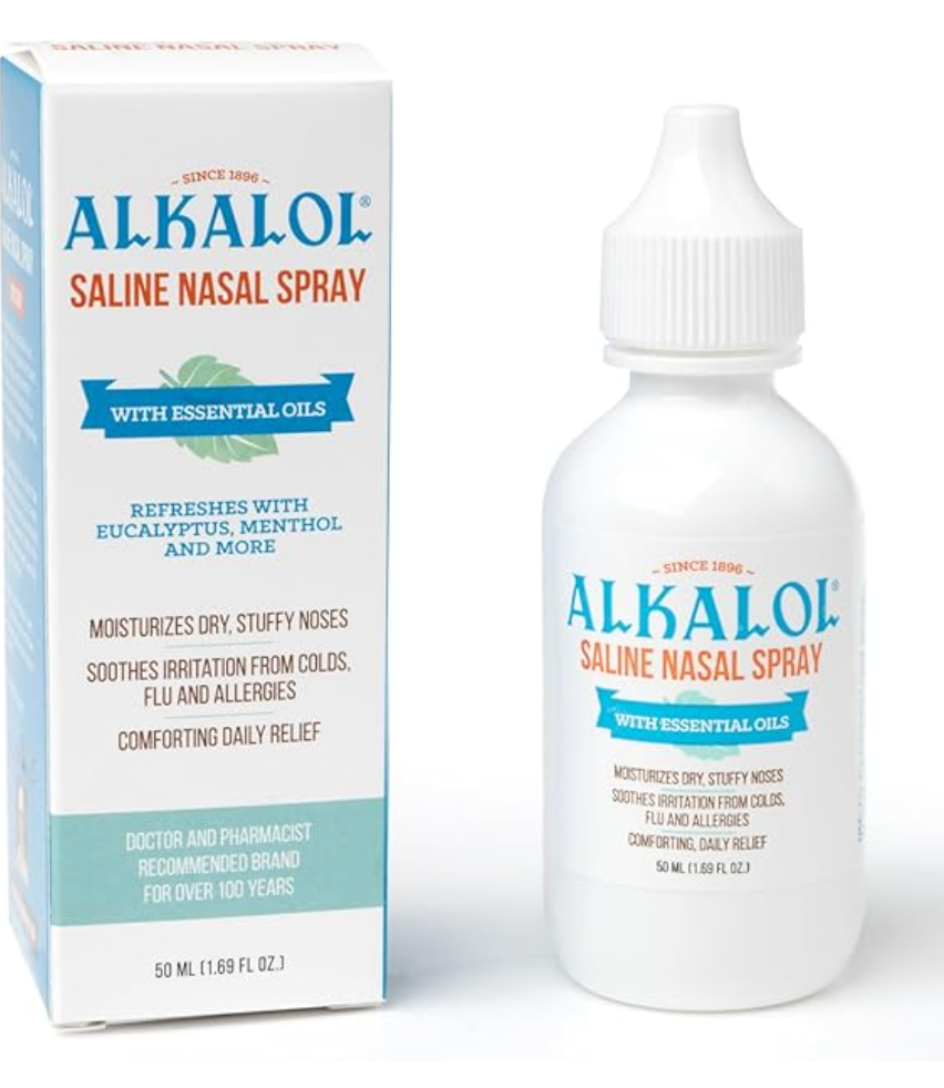 Alkalol Solution Saline Nasal Spray, 1.69 Oz