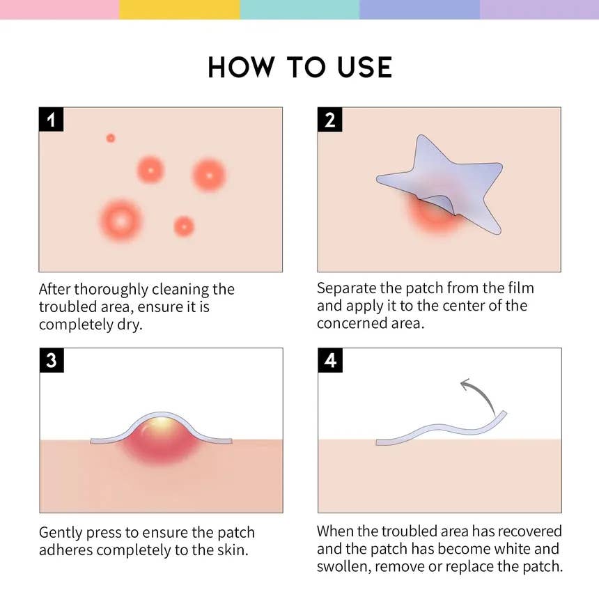 OOTD Star Spot Acne Hydrocolloid Patch 80 pieces - Image 6
