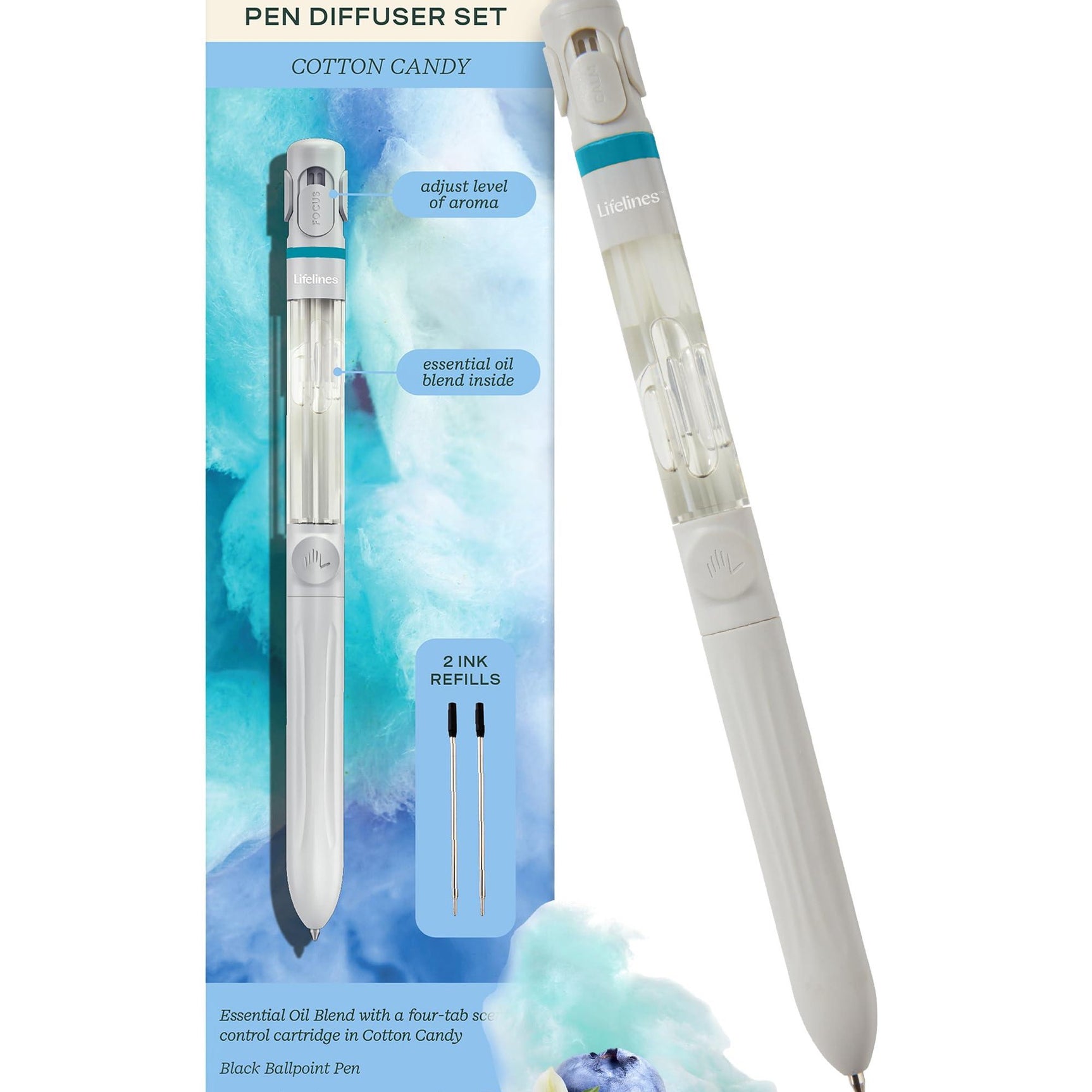Lifelines Pen Diffuser with Essential Oils Cotton Candy