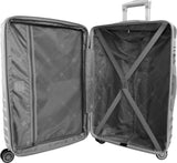 The Legend Ellen Tracy 3 PC Hard Sided Luggage Set: 331-CHROME - Image 22