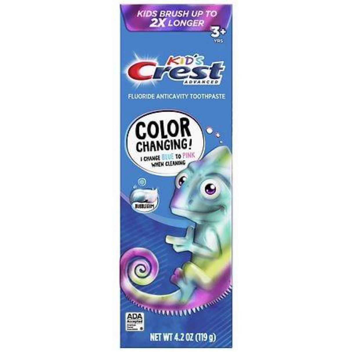 Crest Advanced Kid S Fluoride Toothpaste Flavor 4.2oz