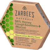 Zarbees naturals 96% honey cough soothers lemon flavor