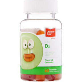 Chapter One 1000 IU Vitamin D3 For Kids