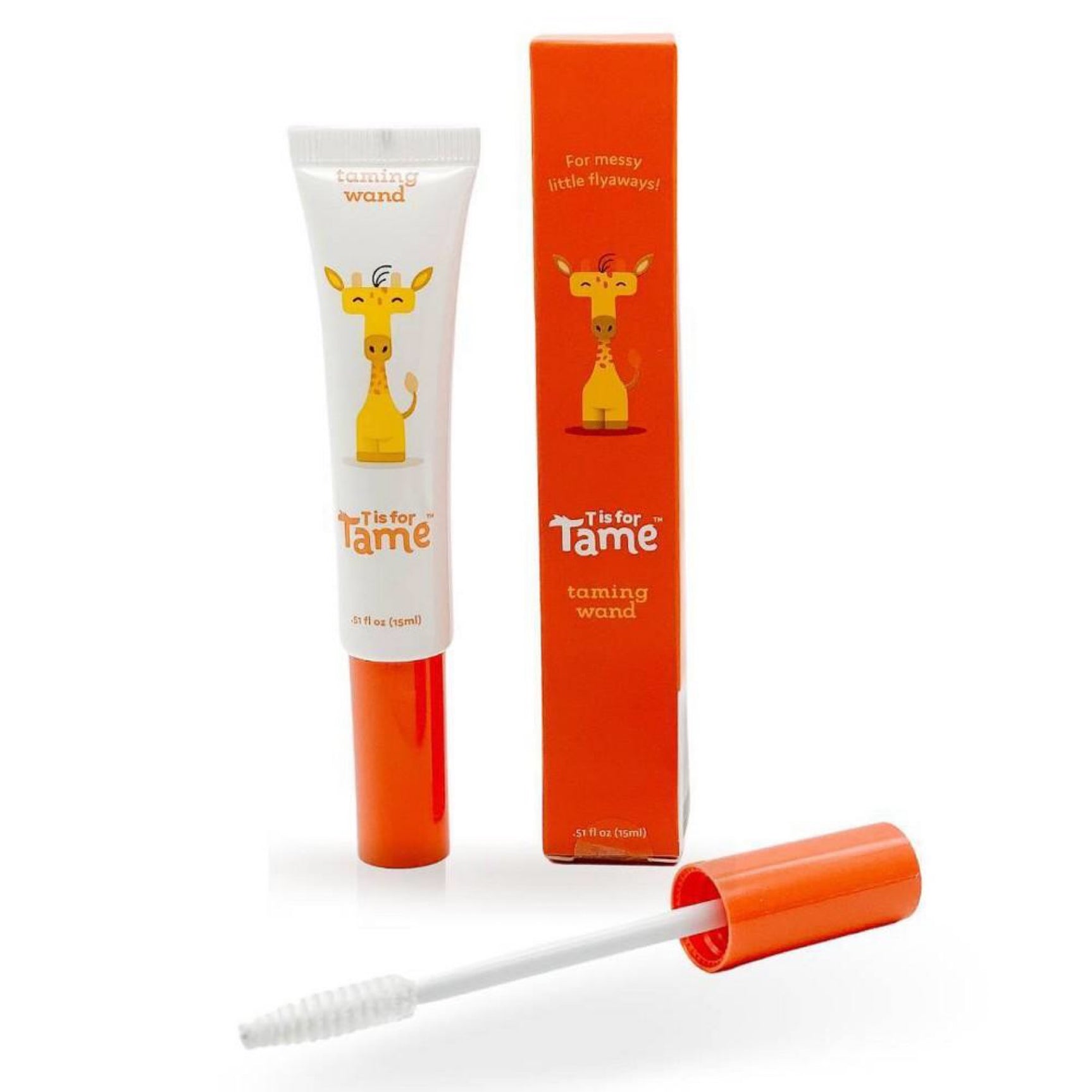 La T es de Tame Hair Taming Wand (varita para domar el cabello)