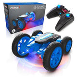 Force1 Tornado RC Stunt Car  LED Double-Sided Off-Road Remote Control Car for Boys Ages 8+
