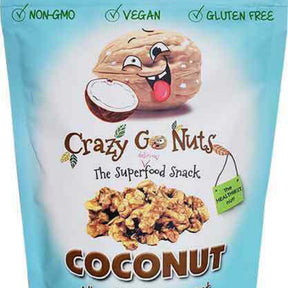 Crazy Go Nuts Walnuts - Coconut, 1.25 oz (12-Pack) - Healthy Snacks