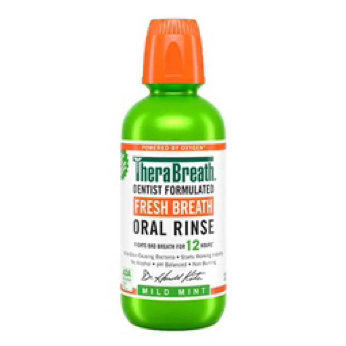 Therabreath Fresh Breath Dentist Formulated Oral Rinse, Mild Mint