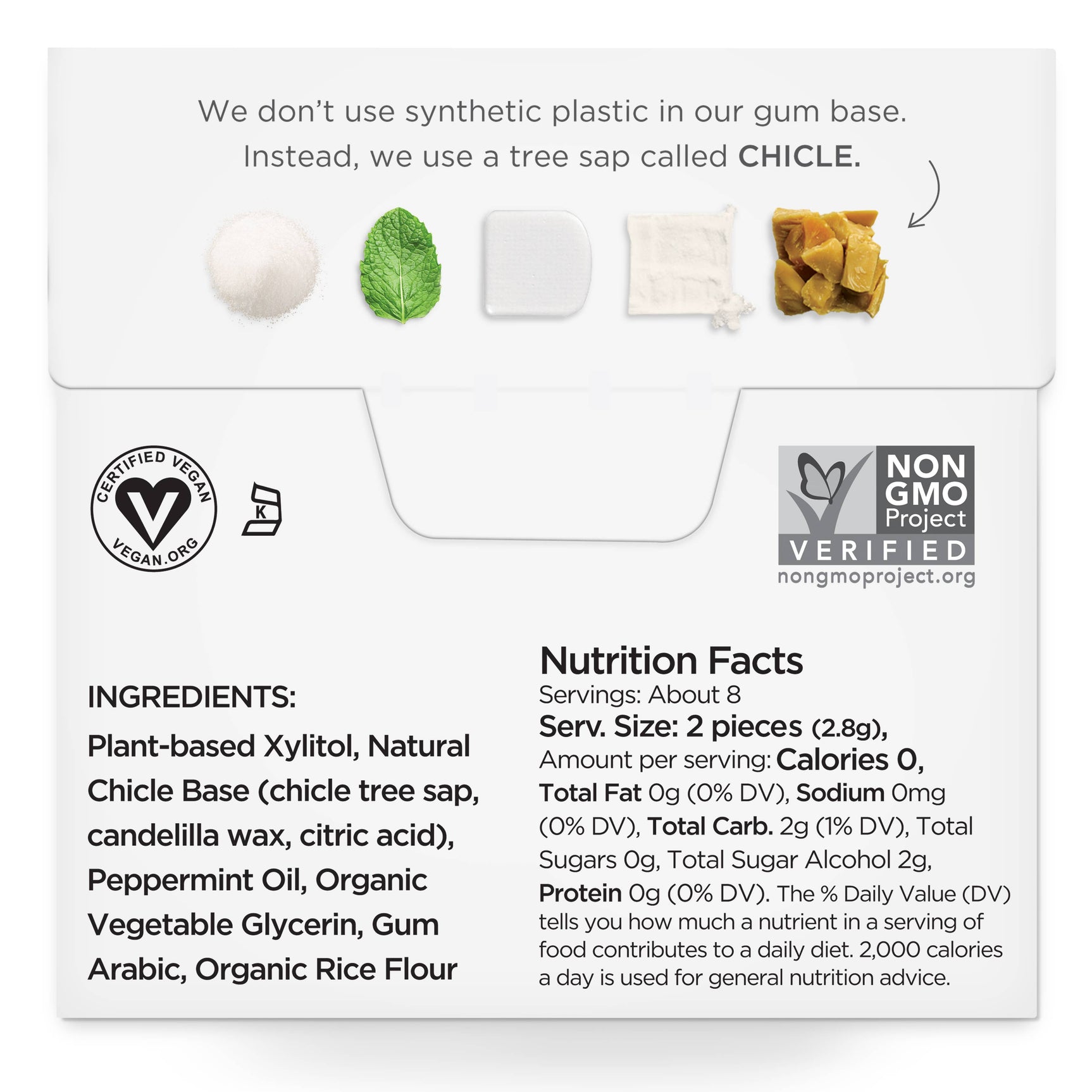 Sugar Free Peppermint Gum - Natural + Plastic-Free - Image 9