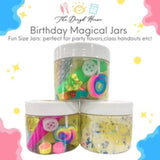 Sensory Dough Fun Size Magical Jar - Birthday Magical Jar